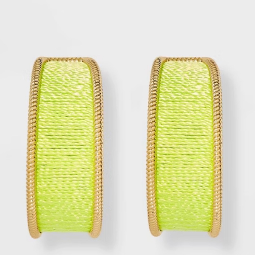 Baublebar Sugarfix Yellow Statement Earrings.